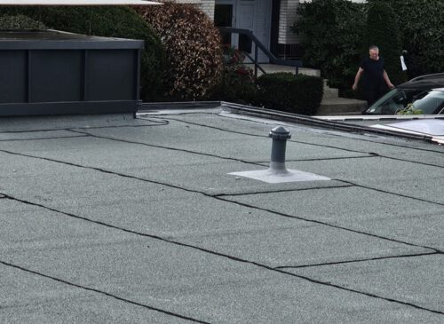 Flachdach Arbeiten